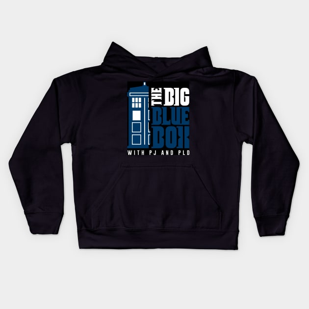 Big Blue Box Kids Hoodie by PLDProjects